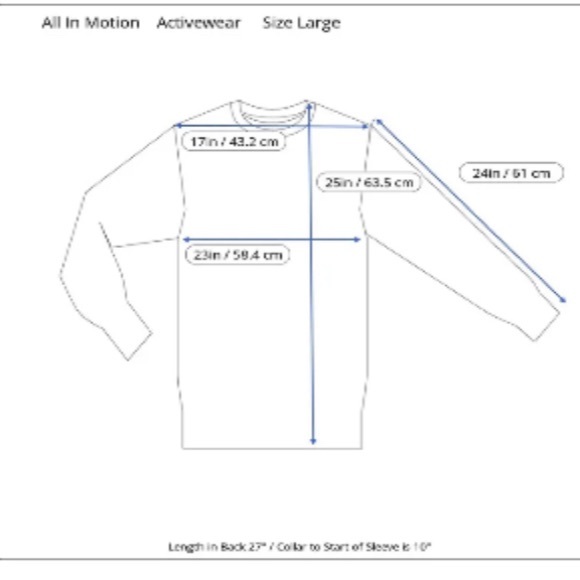 NWOT. All in Motion Taupe and Off White Tie Dye Sweatshirt Size Large - Picture 4 of 7